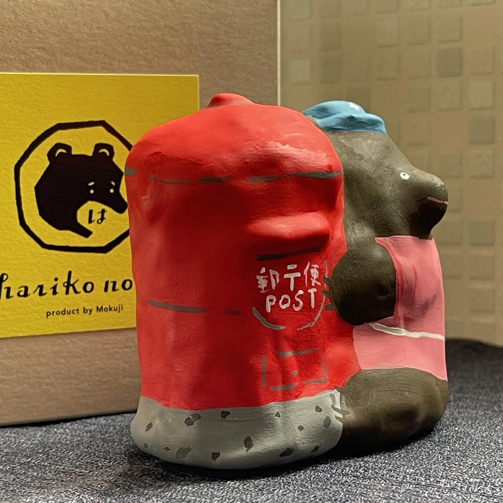 Mokuji Hayato Otsuki & Hariko Ningyo Custom Messenger Bear