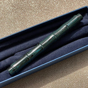 Eboya 立竹 RICCHIKU Fountain Pen Available in Multiple Colors & Nib Styles, Hard Rubber Body, 14K Gold Nib