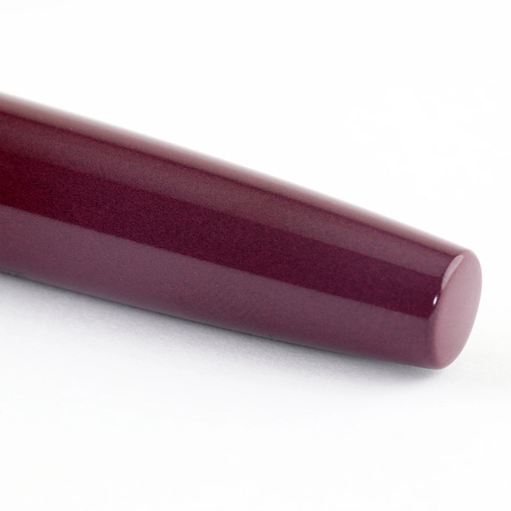 Eboya Brand - Ark Series Fountain Pen M Nib | Limited-Edition Color: Crimson Purple | Hard Rubber Body | 14K Gold Nib