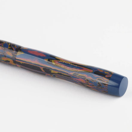 Eboya Brand - Nalu Series Fountain Pen Limited-Edition Color: Iridescent Gleam | Hard Rubber Body | 14K Gold Nib