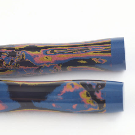Eboya Brand - Nalu Series Fountain Pen Limited-Edition Color: Iridescent Gleam | Hard Rubber Body | 14K Gold Nib