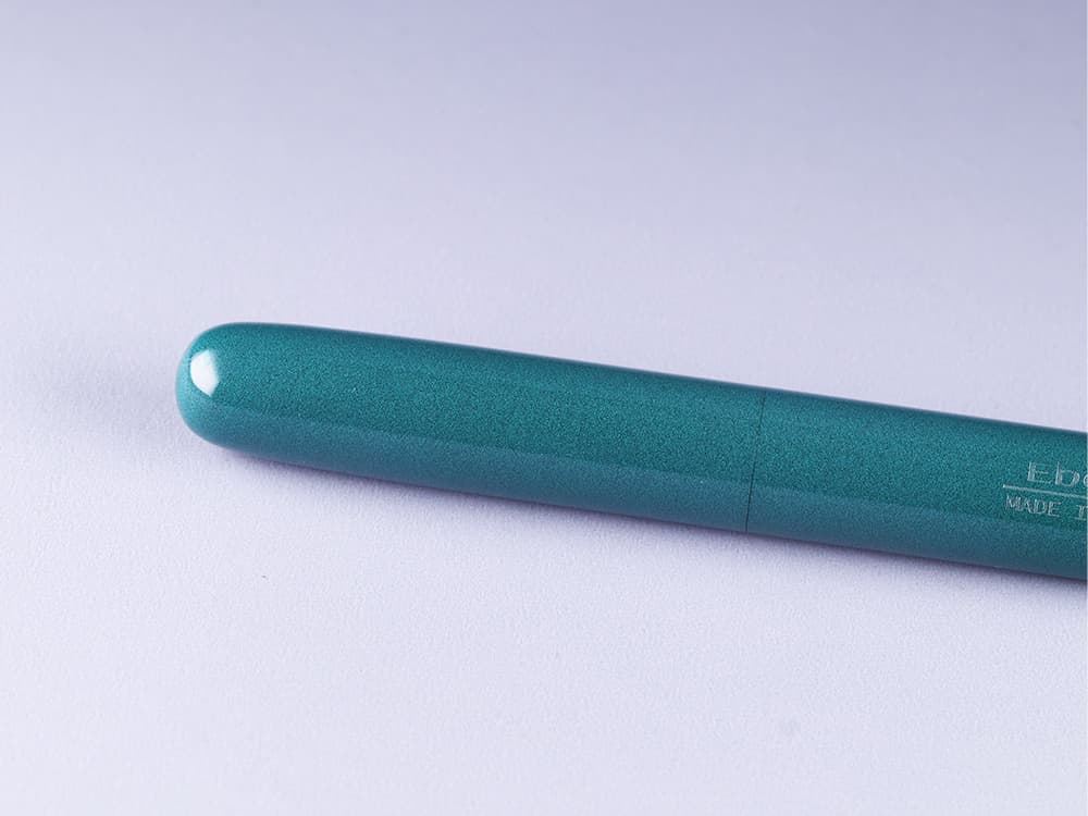 Eboya Brand - Sprout Series Fountain Pen M Nib | Limited-Edition Colors: Indigo & Green | Hard Rubber Body | 14K Gold Nib