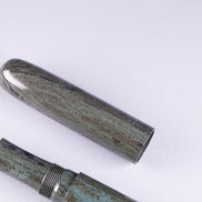 Eboya Brand - 宝珠 HOUJU Series Fountain Pen M size | Shade Collection: Sky Blue, Purple & Peach | Hard Rubber Body | 14K Gold Nib