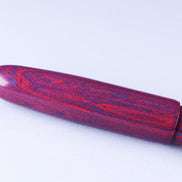 Eboya Brand - 宝珠 HOUJU Series Fountain Pen M size | Limited-Edition Color: Vermilion & Aqua | Hard Rubber Body | 14K Gold Nib
