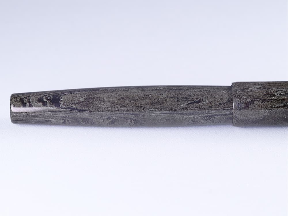 Eboya Brand - Zao Series Fountain Pen M Nib | Limited-Edition Color: Black Layered Finish | Hard Rubber Body | 14K Gold Nib