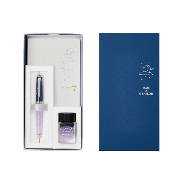 Ancora Limited-Edition Mengxiao | 14K Gold Nib / Steel Nib | Sailor Mid-Size Fountain Pen Gift Set