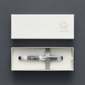 Ancora Limited-Edition Souka - Floral Series | Silver-White / Gray-Black | 14K Gold Nib | Sailor Professional Gear Slim Fountain Pen