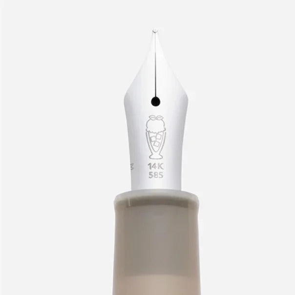 Ancora Limited-Edition Beverage Series Season 2 - Snowy Cappuccino | 14K Gold Nib | Sailor Professional Gear Slim Fountain Pen