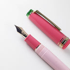 Hachimonjiya Limited Edition Ginzan/Kubozakura 14K/18K Gold Sailor Fountain Pen