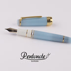 Sailor x Pentonote Fukushima Onsen Blue Limited Edition Fountain Pen, 21K Gold Nib