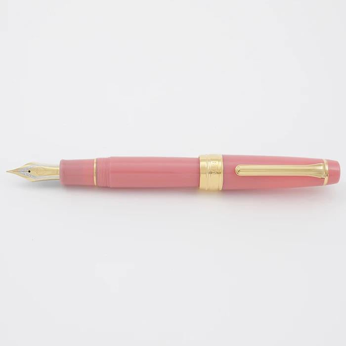 Mitsukoshi Department Store 350th Anniversary Stationery Exhibition Sailor Collaboration Limited Edition Pink Hakubyouou Fountain Pen 21K Gold
