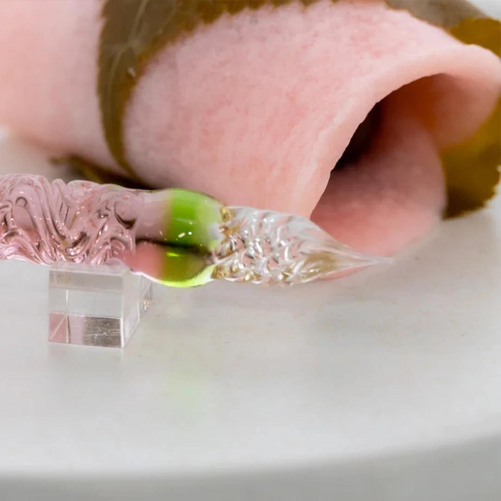 BUNGUBOX Limited Edition Sakuramochi Nitou-ryuu Glass Dip Pen