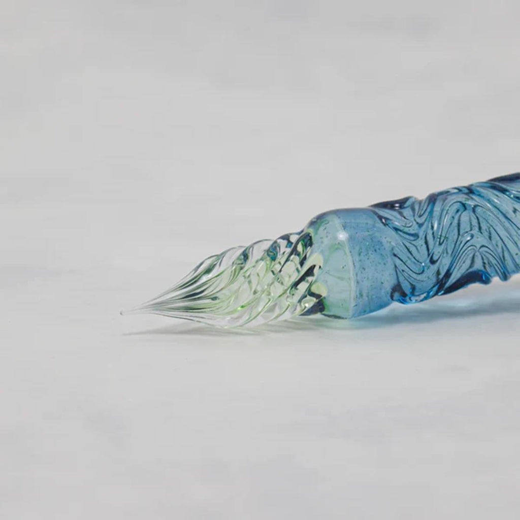 BUNGUBOX Limited Edition Fuji Blue Nitou-ryuu Glass Dip Pen