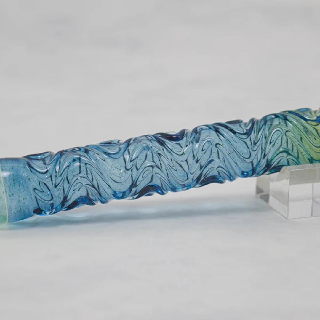 BUNGUBOX Limited Edition Fuji Blue Nitou-ryuu Glass Dip Pen