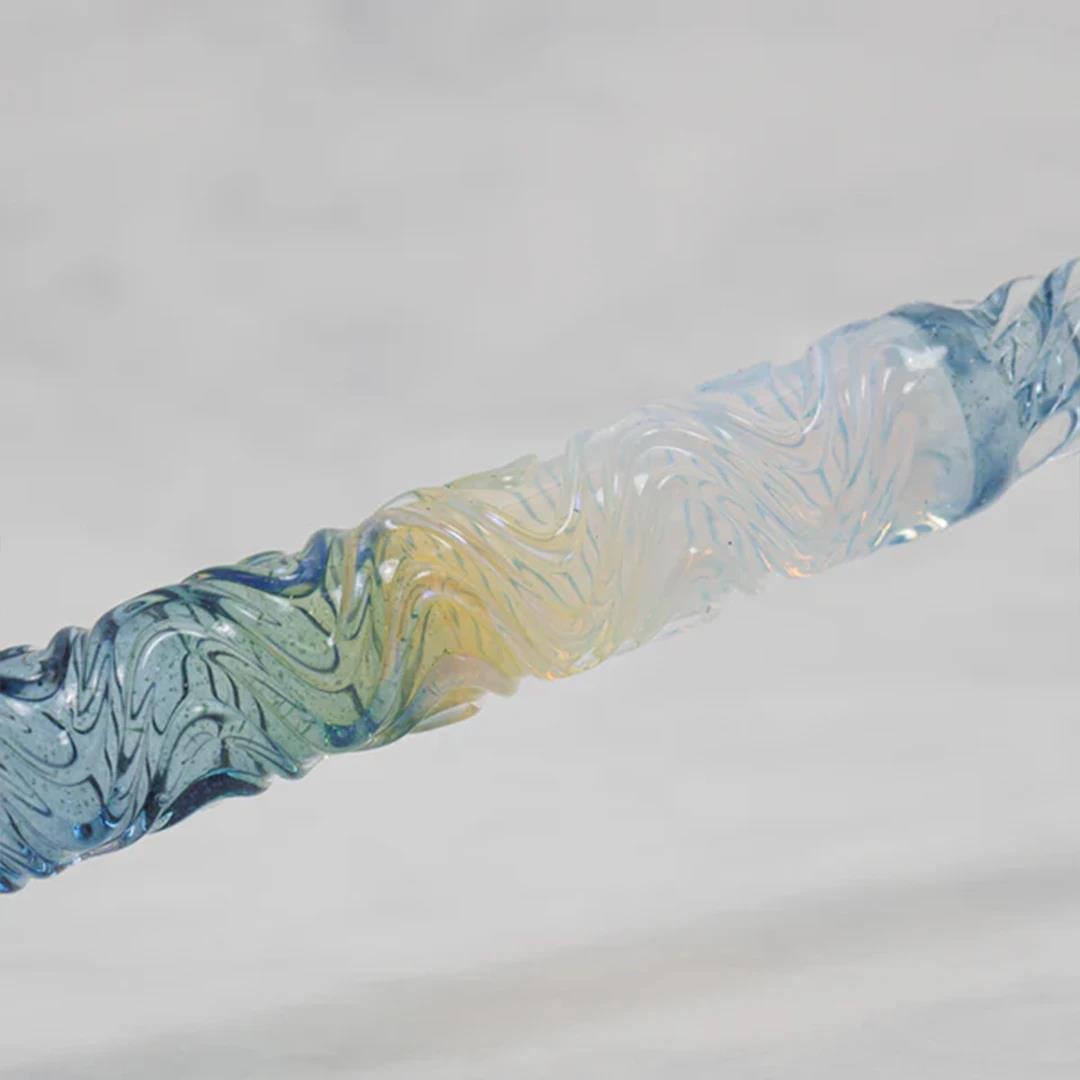 BUNGUBOX Limited Edition Fuji Blue Nitou-ryuu Glass Dip Pen