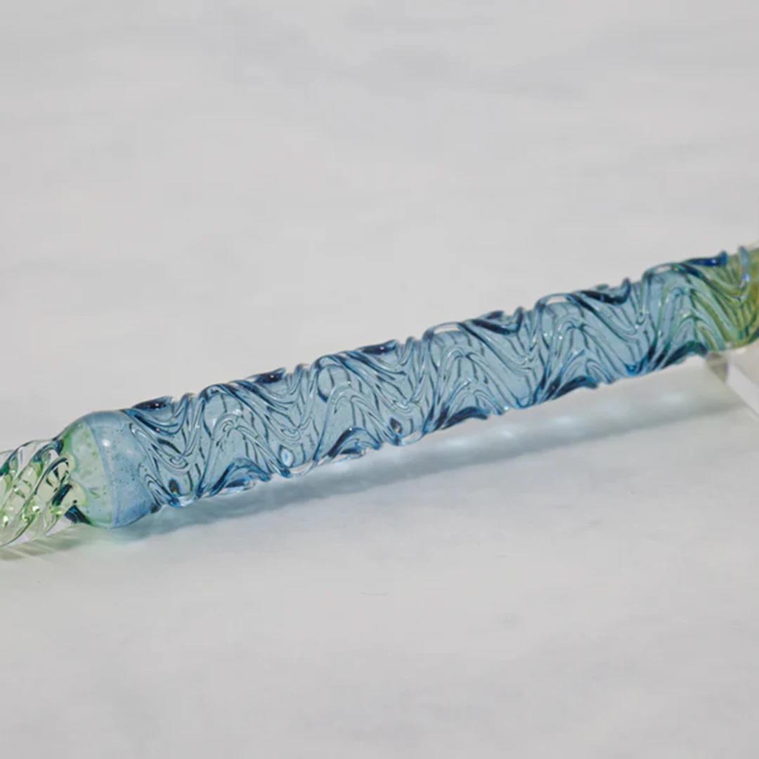 BUNGUBOX Limited Edition Fuji Blue Glass Dip Pen