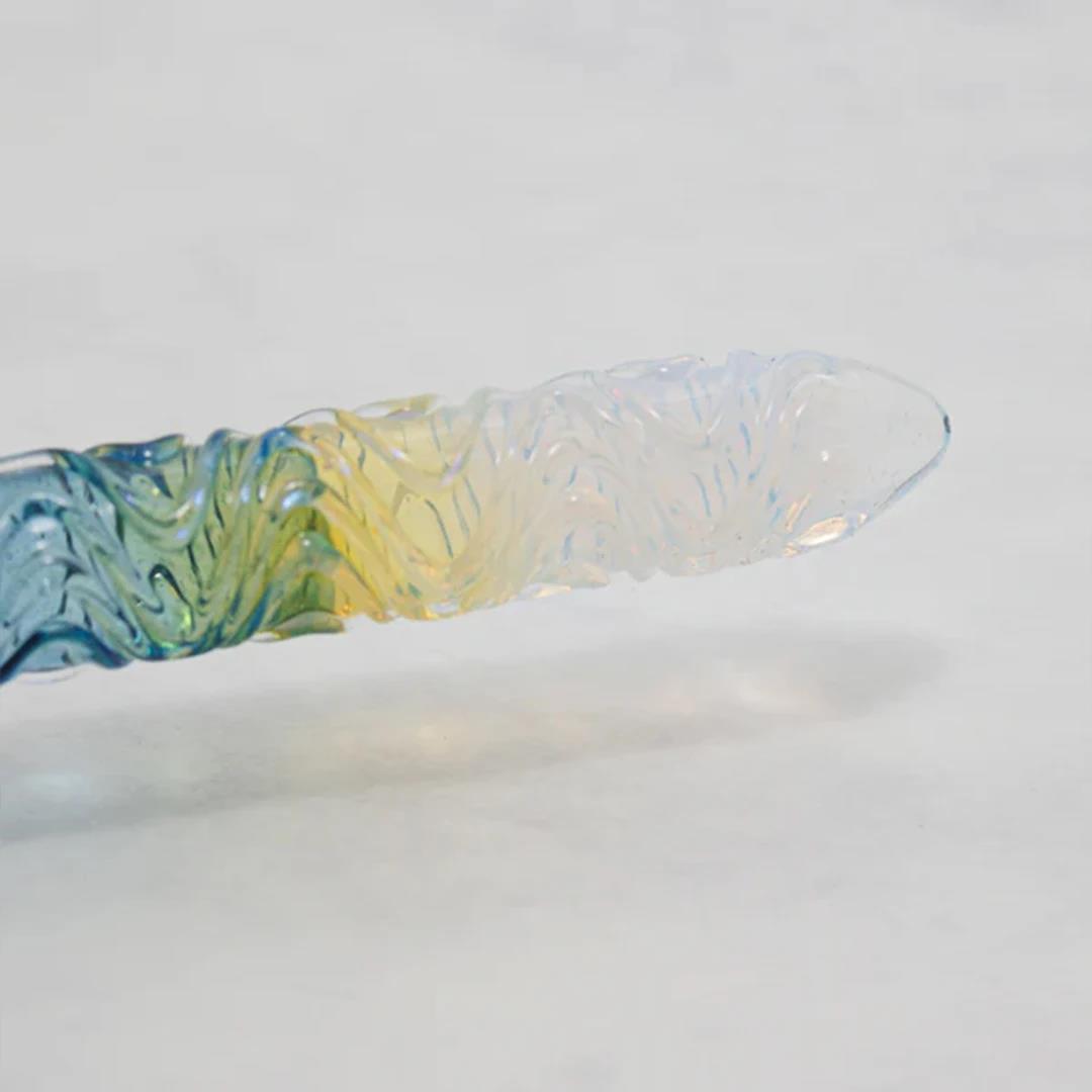BUNGUBOX Limited Edition Fuji Blue Glass Dip Pen