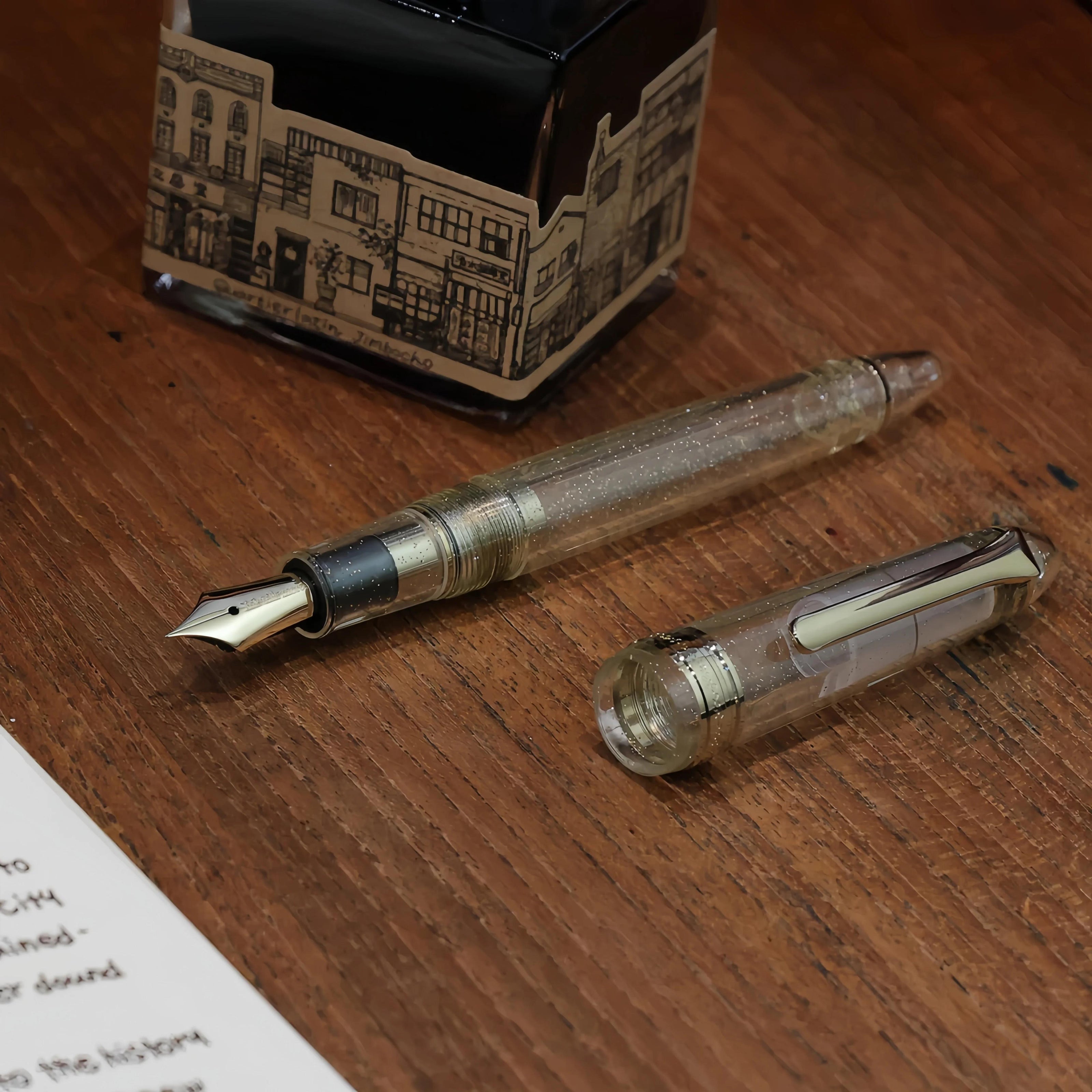 BUNGUBOX 限定 Kinka 14K 金色写乐中号钢笔