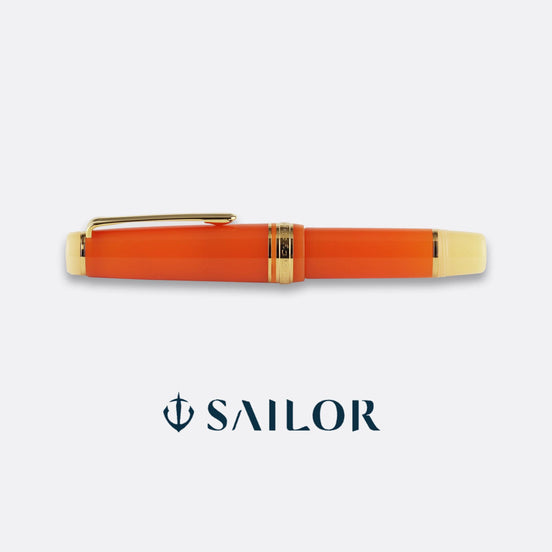 Kingdomnote KN Limited Edition Clownfish Series Orange 21K Gold Sailor Short Model Fountain Pen