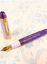 Yotsuba Shokai Limited Edition Shion 21K Gold Purple Large Torpedo Demonstrator Sailor Fountain Pen