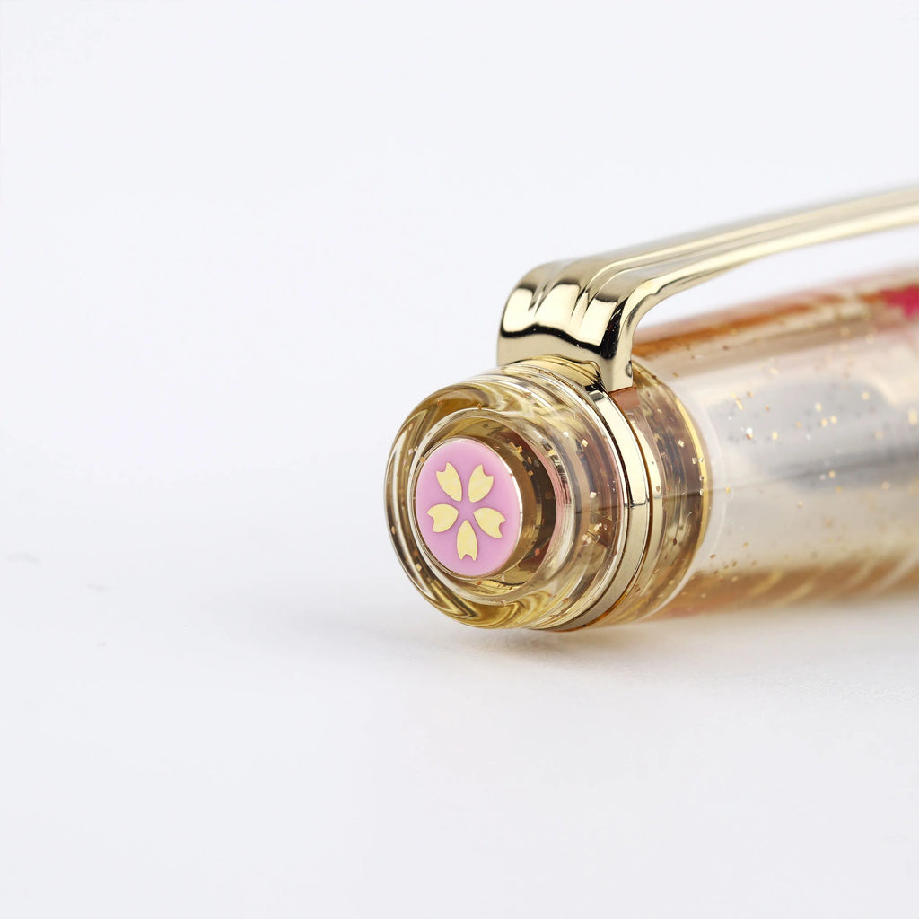Ancora x Sailor Sakura 14K Gold Fountain Pen Set