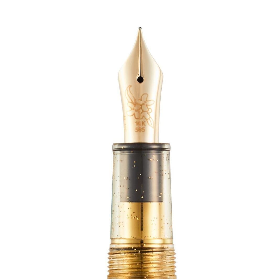 Ancora Sailor Osmanthus 14K Gold Fountain Pen Set