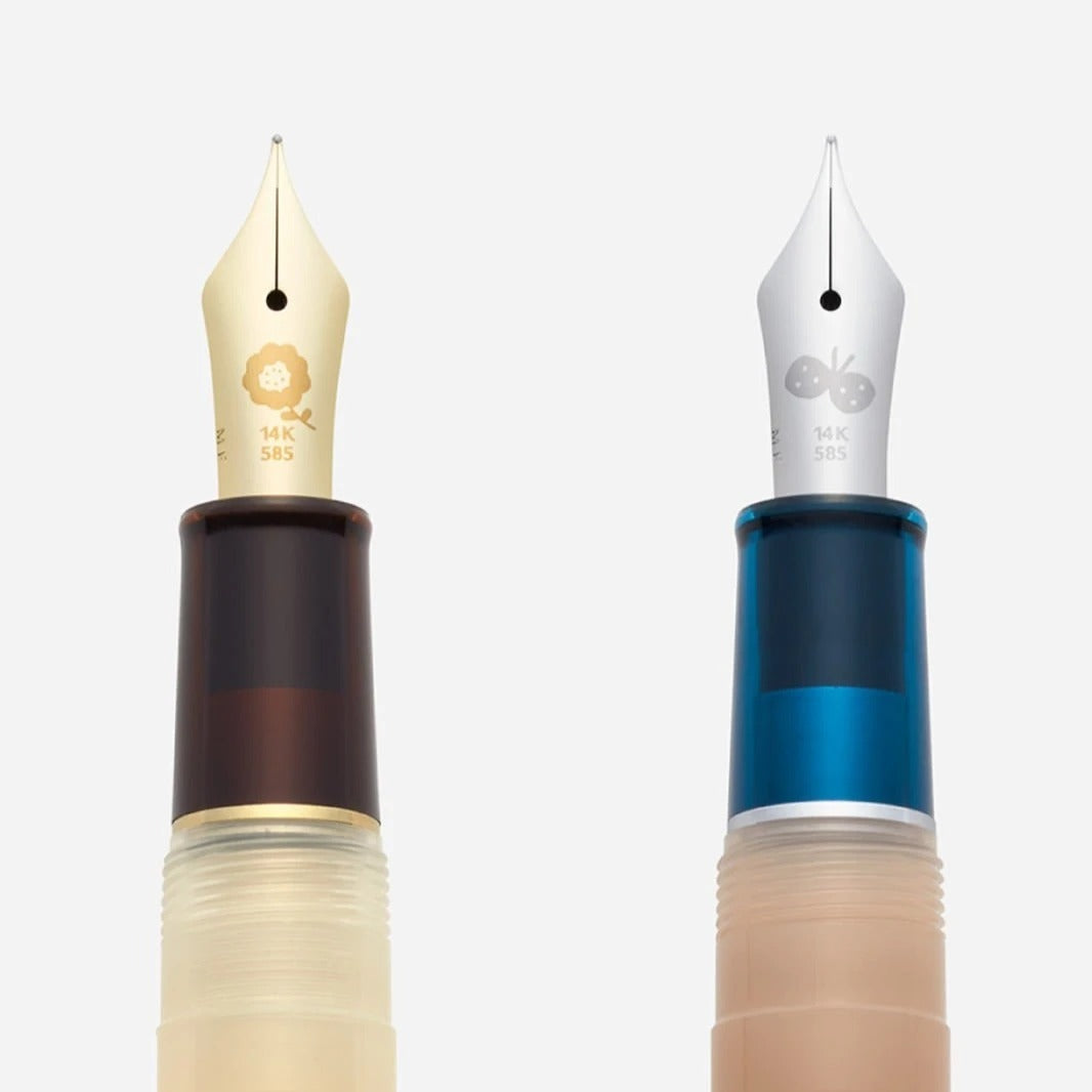 Ancora x Sailor Limited Edition Mizutama Cartoon 14K Orange Fountain Pen