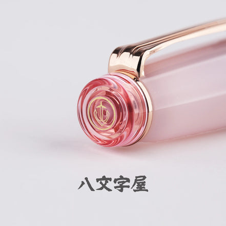 Hachimonjiya Limited Edition Ginzan/Kubosakura 14K/18K Gold Sailor Fountain Pen