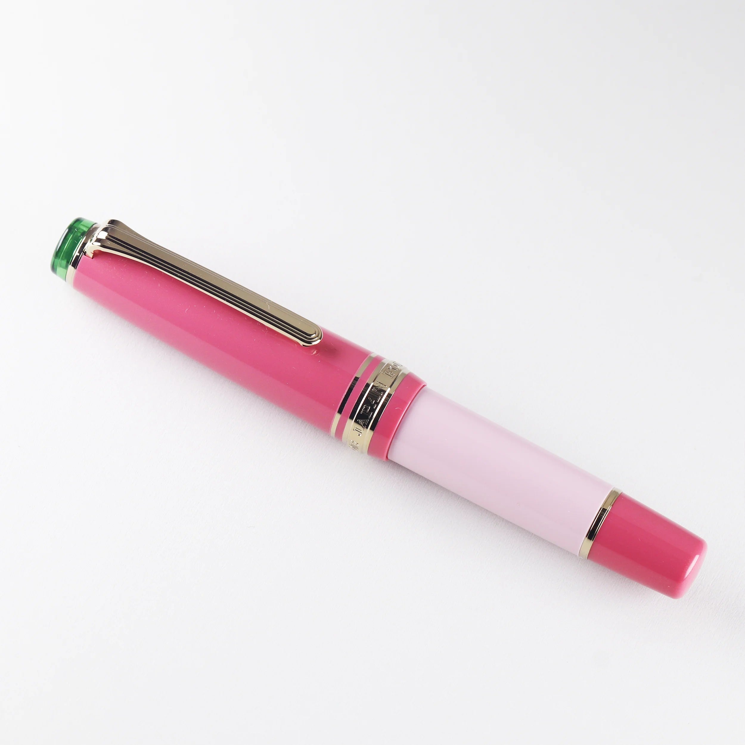 Hachimonjiya Limited Edition Ginzan/Kubozakura 14K/18K Gold Sailor Fountain Pen