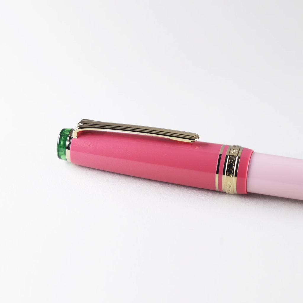 Hachimonjiya Limited Edition Ginzan/Kubozakura 14K/18K Gold Sailor Fountain Pen