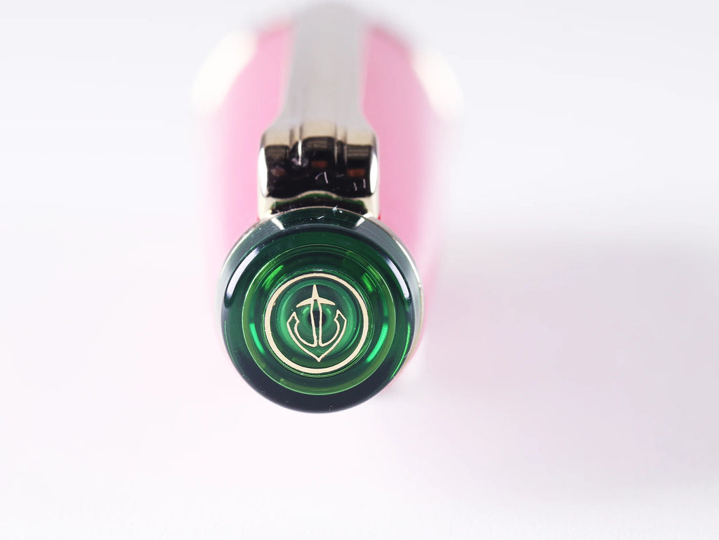 Hachimonjiya Limited Edition Ginzan/Kubozakura 14K/18K Gold Sailor Fountain Pen