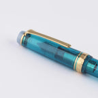 Shizuoka Bungakukan Limited Edition Jade Large 21K Gold Sailor Fountain Pen