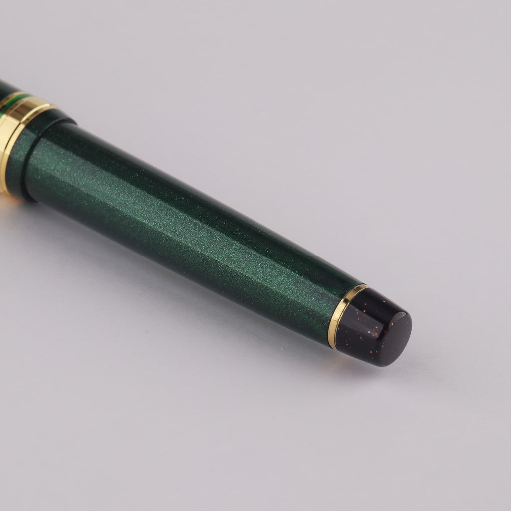 Shizuoka Bungakukan Limited Edition Shizuoka Tea 21K Gold Low-Center-of-Gravity Sailor Large Fountain Pen