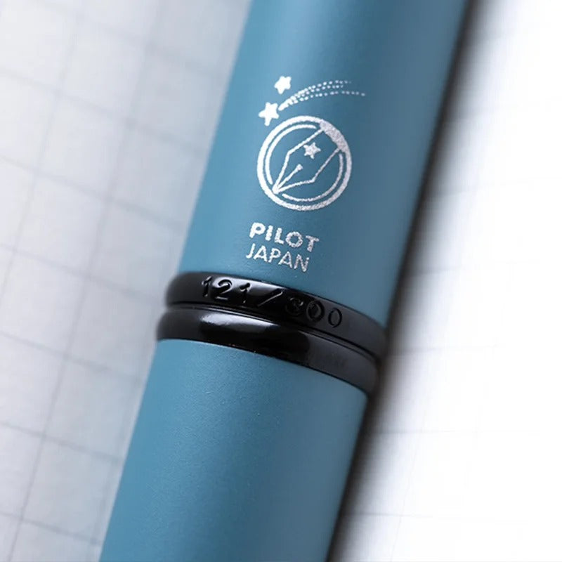 PILOT x Pentonote Fukushima Blue Limited Edition Capless Fountain Pen, 18K Gold Nib with Serial Number