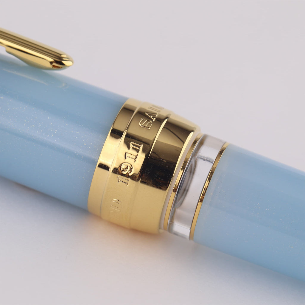 Sailor x Pentonote Fukushima Onsen Blue Limited Edition Fountain Pen, 21K Gold Nib