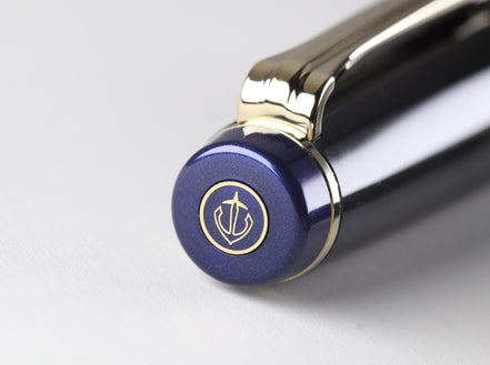 【vintage】Tsutaya Books Daikanyama Limited Edition 21K Gold Low-Center-of-Gravity Grip Piston-Filling Sailor Large Fountain Pen