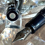 BUNGUBOX Limited Edition 2024 Silent Night Raden Crown Piston-filling 18K Gold Sailor Fountain Pen