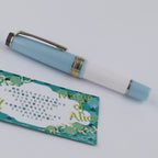 BUNGUBOX Alice 14K Gold Low Center of Gravity Mother-of-Pearl Crown Short Fountain Pen (Sailor Short Model)