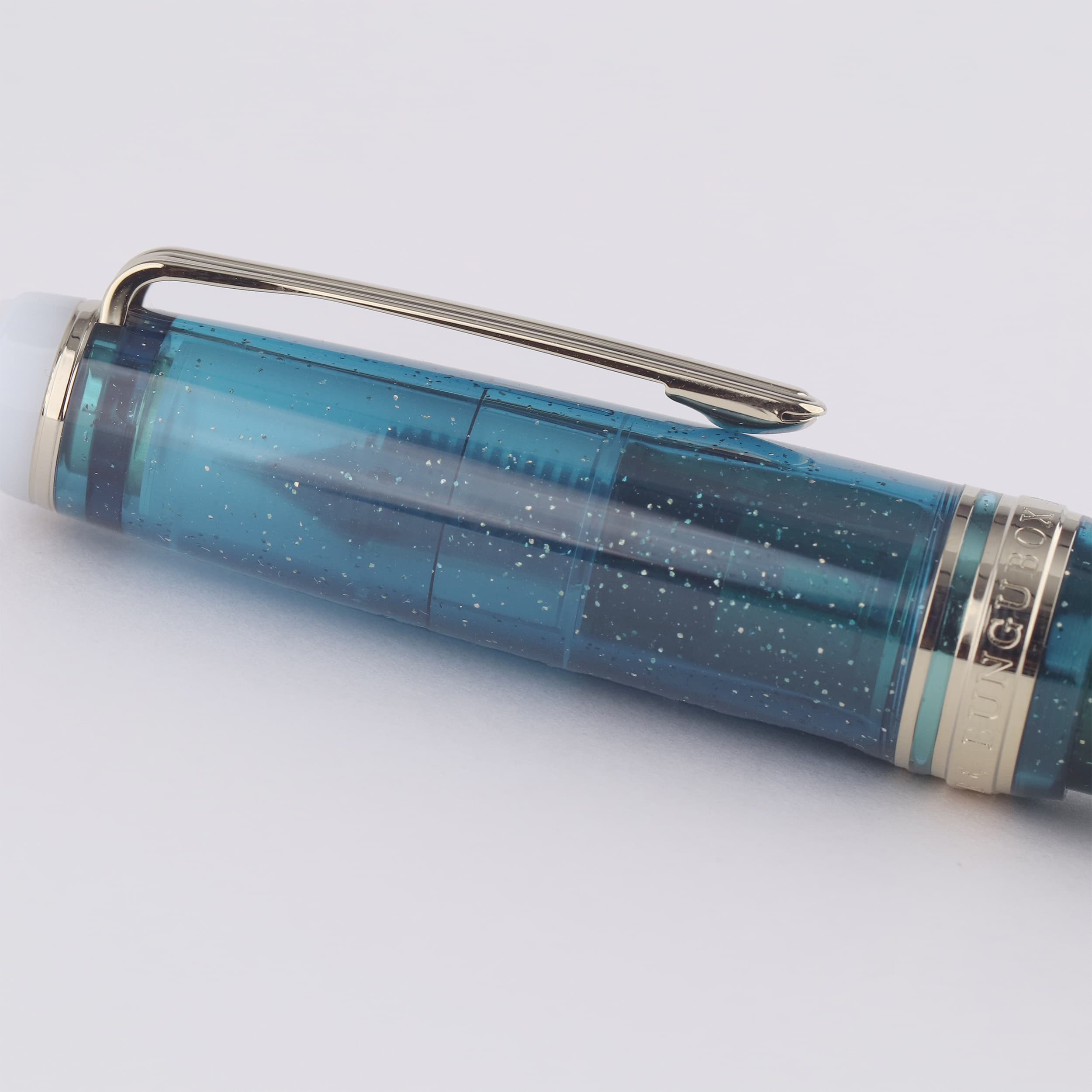 BUNGUBOX Limited Edition Sanctuary Blue 21K Gold Sailor Large Model Fountain Pen