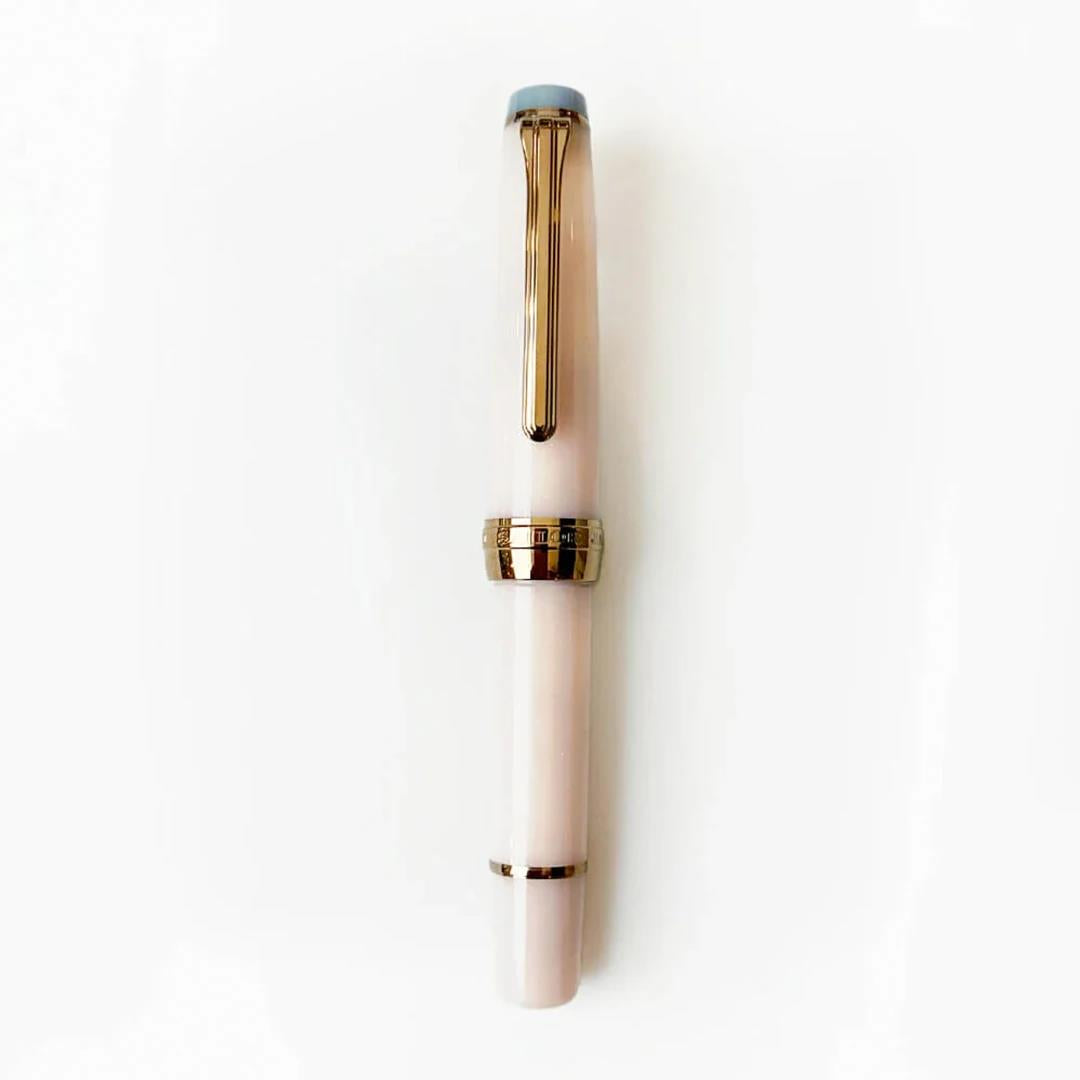 Limited Edition PellePenna Yuzakura - Short Fountain Pen, 14K Gold - Sailor Compact Size