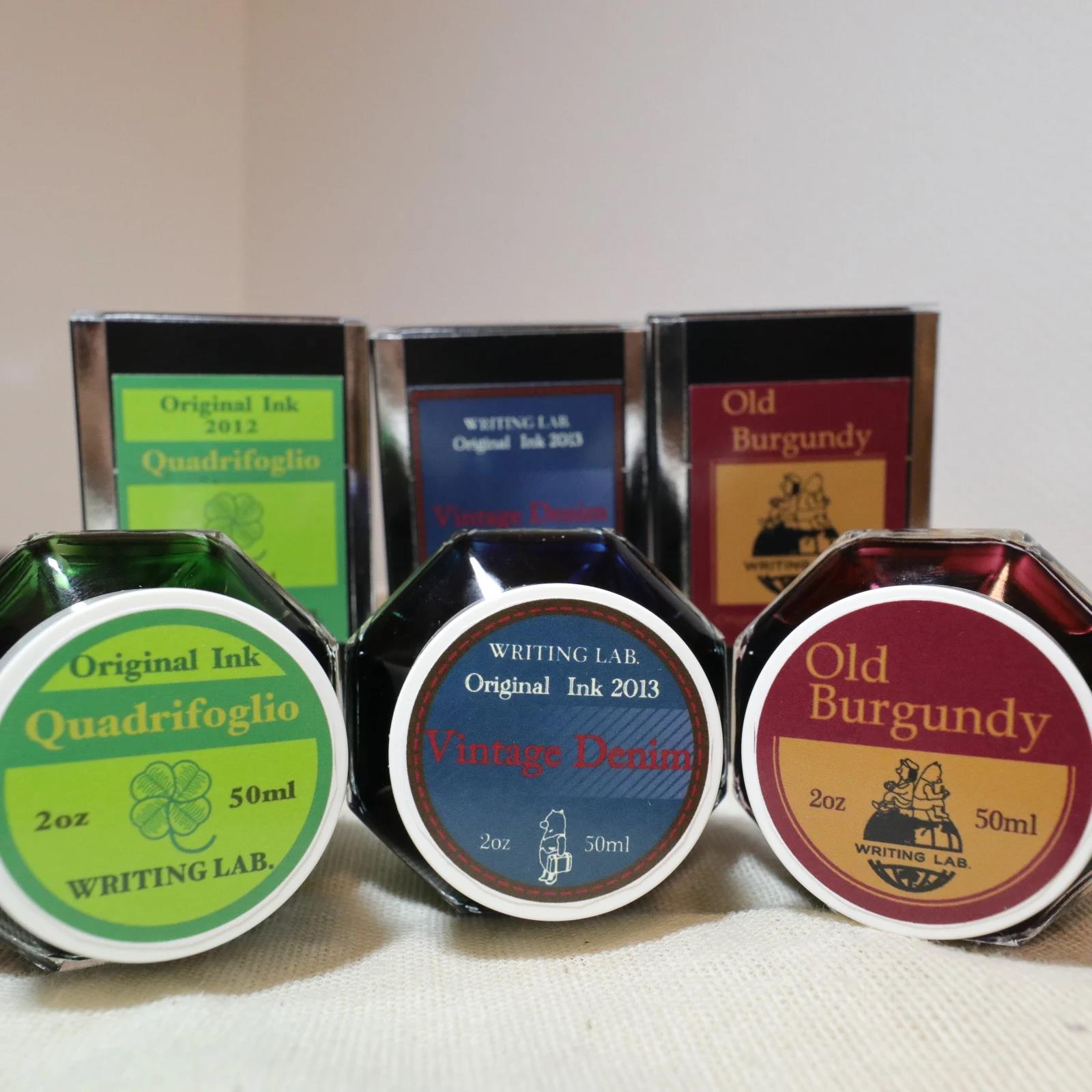 Kobe Pen and Message x Sailor Kizen Fountain Pen Inks – Classic Three Colors: Clover, Denim, Octagon