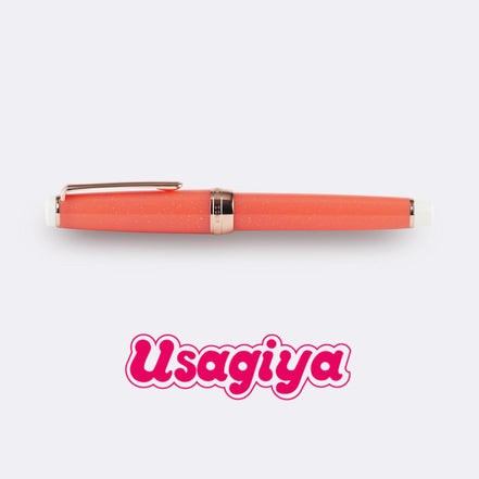 Usagiya Limited Edition Coral 14K Gold Medium Size Sailor Fountain Pen