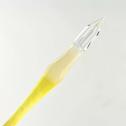 Aun Glass Dip Pen - Light Series, Pale Yellow Variant