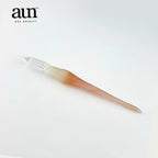 Aun Glass Dip Pen - Lamp Series, Pink Orange Variant