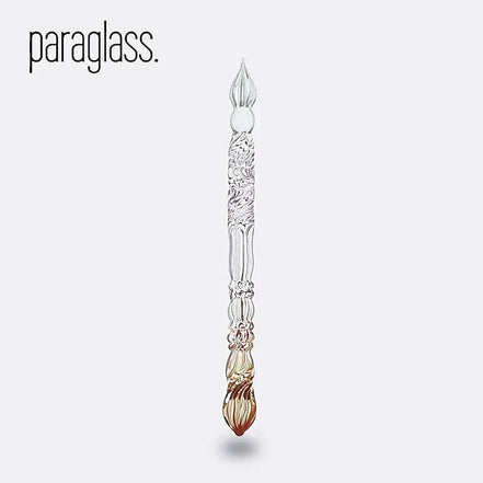 Paraglass Glass Dip Pen - Orange-Pink Magic Wand