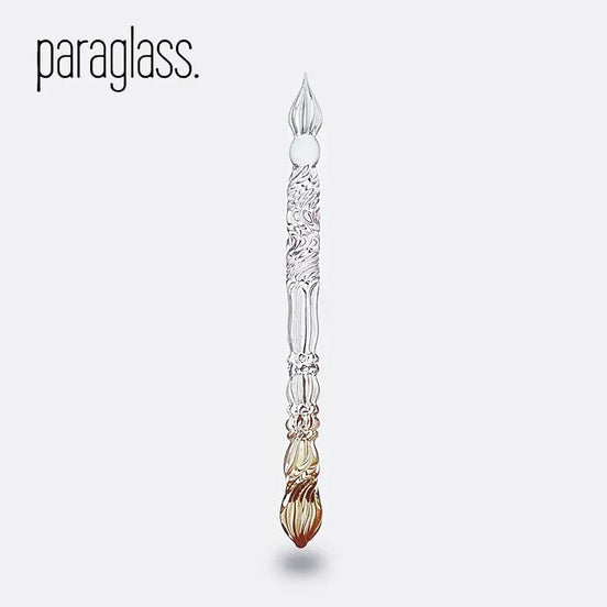 Paraglass Glass Dip Pen - Orange-Pink Magic Wand