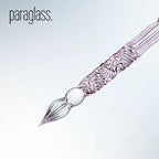 Paraglass Glass Dip Pen - Orange-Pink Magic Wand