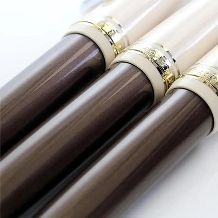 Sakamoto Bundo-do Limited Edition Nagasaki Scenery Series Fountain Pen, Tsushima Wildcat Brown, Flat-top Version, 14K Gold, Sailor Fountain Pen