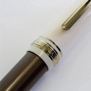 Sakamoto Bundo-do Limited Edition Nagasaki Scenery Series Fountain Pen, Tsushima Wildcat Brown, Flat-top Version, 14K Gold, Sailor Fountain Pen
