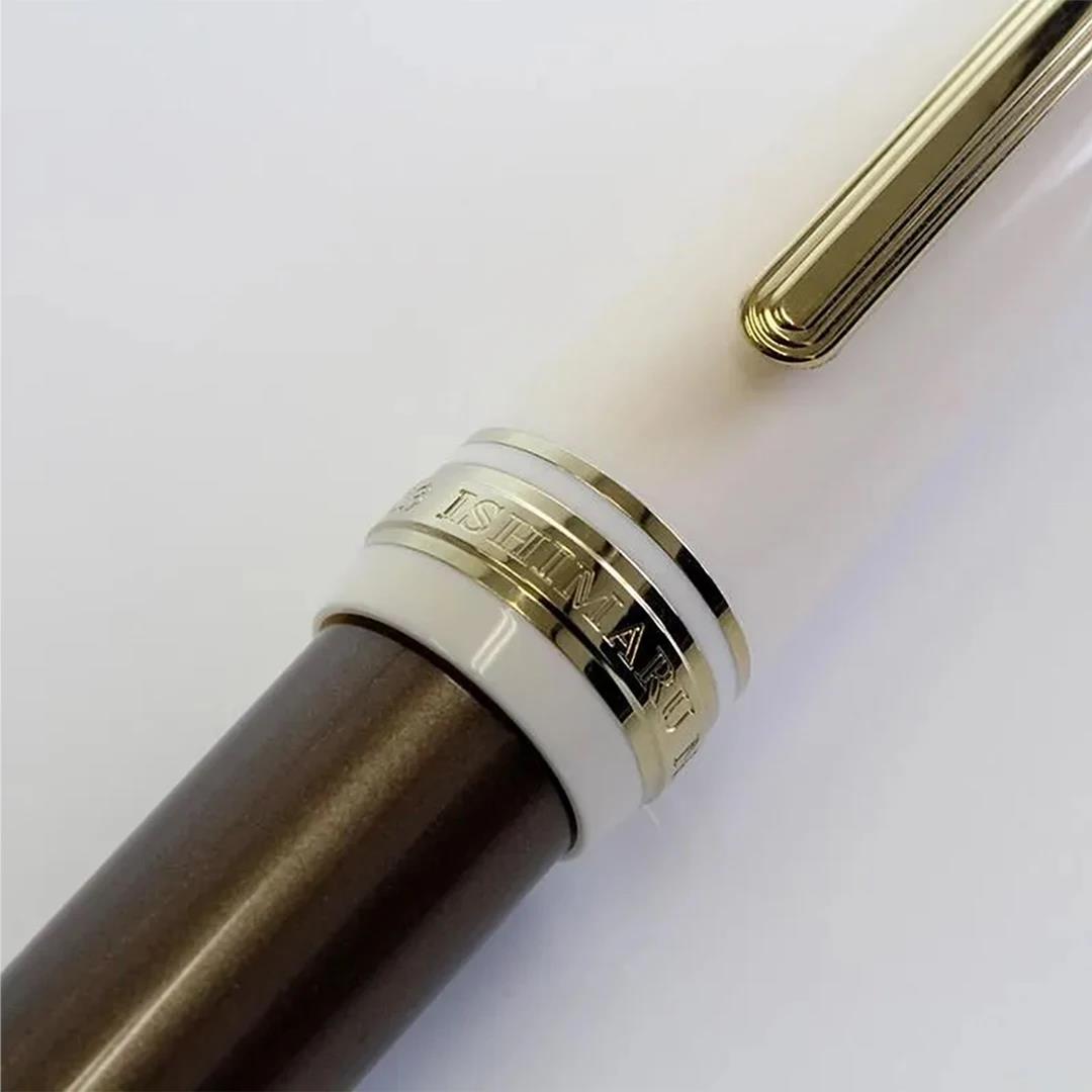 Sakamoto Bundo-do Limited Edition Nagasaki Scenery Series Fountain Pen, Tsushima Wildcat Brown, Flat-top Version, 14K Gold, Sailor Fountain Pen